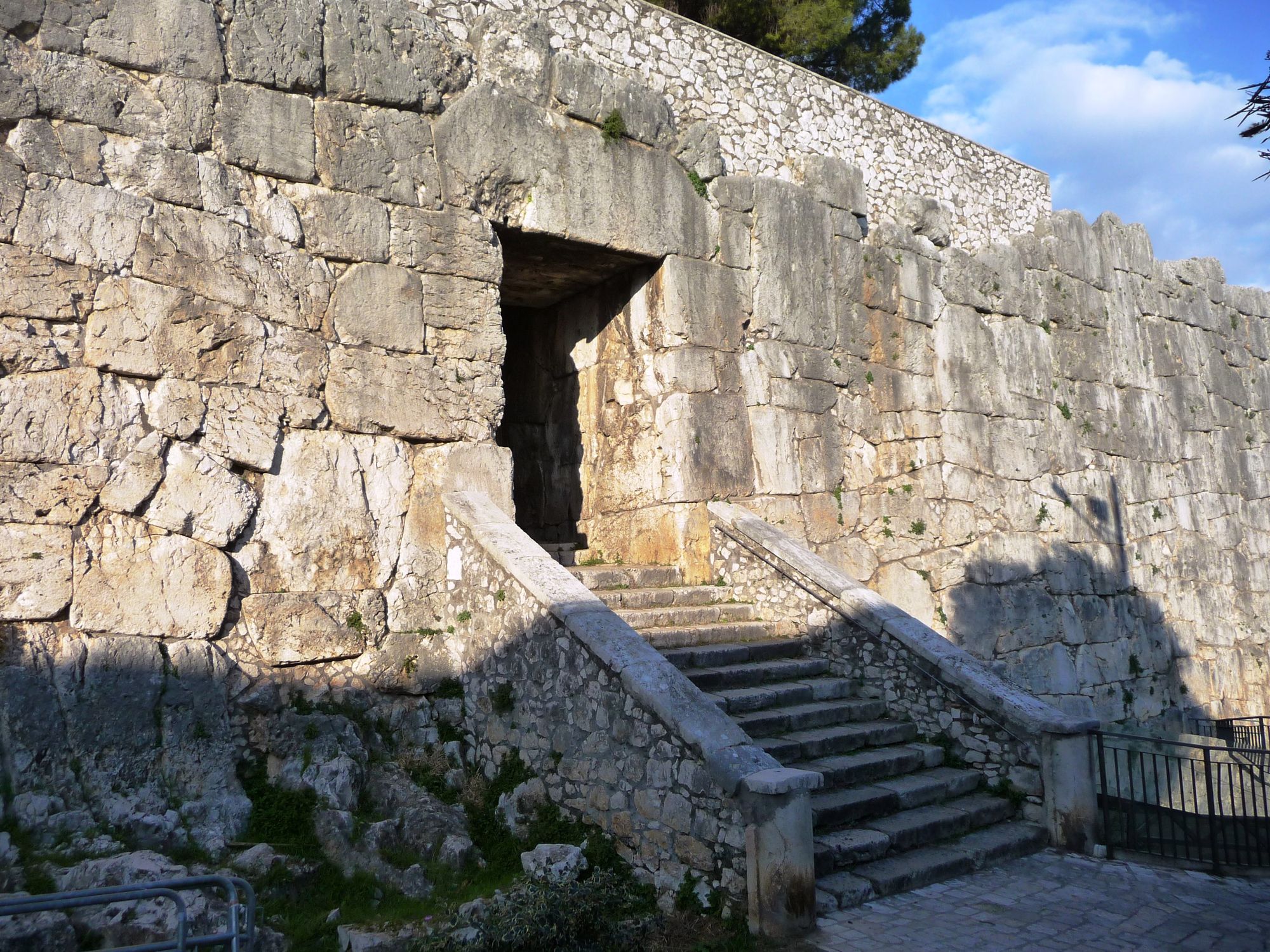 Porta Maggiore, the gateway to the Acropolis of Alatri